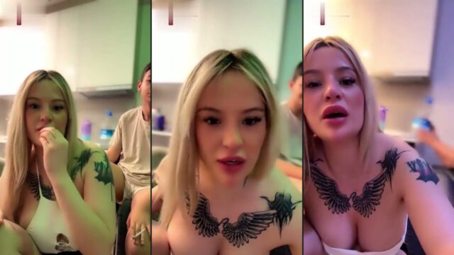 Tangocu Arzu Yılmaz Yayında Oğluna Göğüslerini Elletiyor